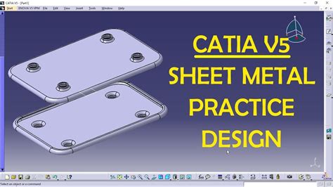 sheet metal parameters catia v5|sheet metal design practice pdf.